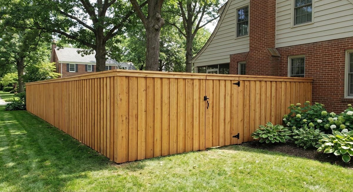 Board-on-Board Privacy Fence